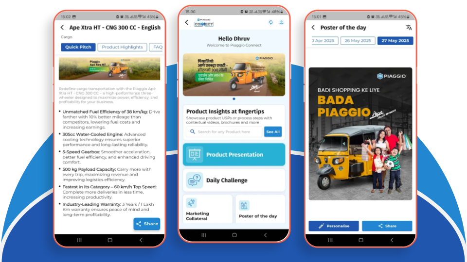 Piaggio Connect App Preview